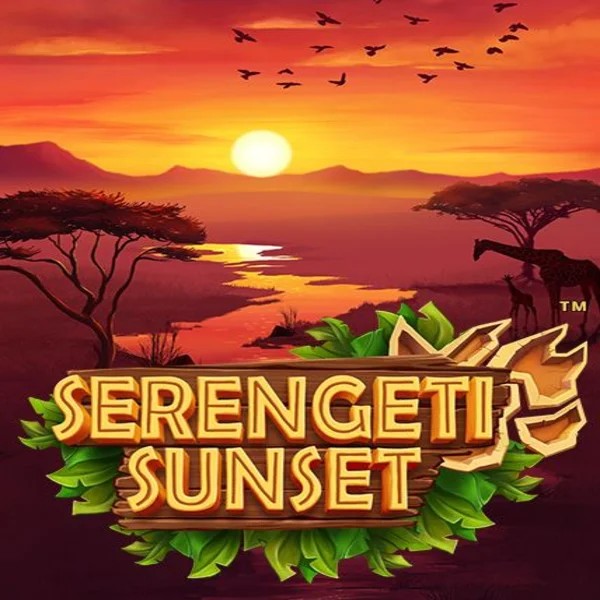 Serengeti Sunset online game logo by Skywind Group on fatpiratecasinos-fi.com